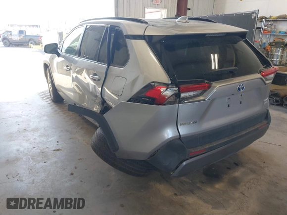 2020 Toyota RAV4 Hybrid Limited with VIN JTMDWRFV1LD547394, listed as a IAAI auction lot 41998568 with 37,381 mi miles. Bid and sale history available at carsss.com. Image 3.