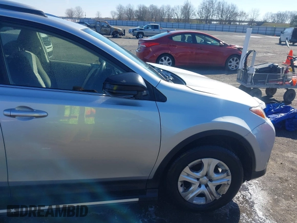 2013 Toyota RAV4 LE with VIN JTMZFREV9DD000690, listed as a IAAI auction lot 41575027 with 123,038 mi miles. Bid and sale history available at carsss.com. Image 21.
