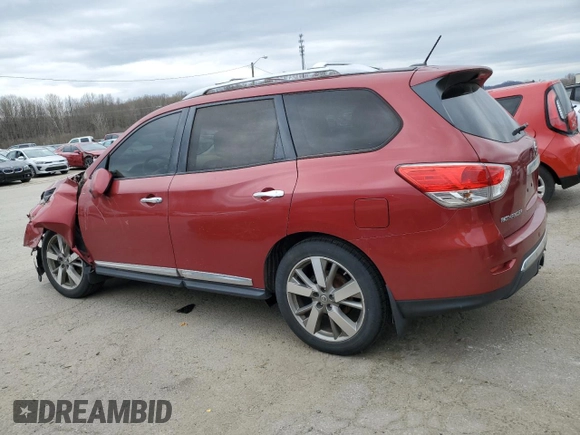 2015 Nissan Pathfinder SV with VIN 5N1AR2MM4FC705793, listed as a Copart auction lot 49404455 with 208,370 mi miles and Salvage Title. Bid and sale history available at carsss.com. Image 2.