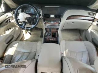 2013 Infiniti M with VIN JN1BY1AR0DM602077, listed as a Copart auction lot 43249275 with 176,392 mi miles and Salvage title. Bid and sale history available at DreamBid. Image 8.