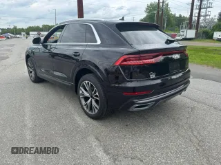 2021 Audi Q8 Premium Plus z VIN WA1EVAF12MD009515, wystawiony jako Copart lot #59317645 z przebiegiem 92 309 mil mil oraz Tytuł czysty. Historia ofert i sprzedaży dostępna na DreamBid. Obrazek 3.