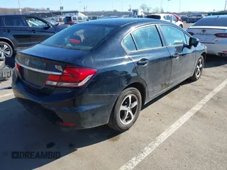 2015 Honda Civic Sedan SE with VIN 19XFB2F73FE238235, listed as a IAAI auction lot 41662447 with 144,077 mi miles. Bid and sale history available at carsss.com. Image 4.