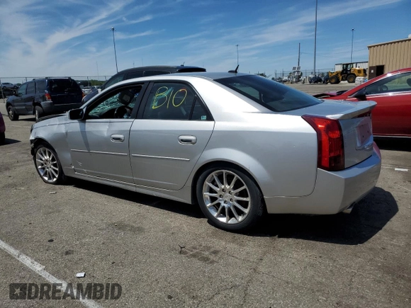 2007 Cadillac CTS with VIN 1G6DP577X70102092, listed as a Copart auction lot 57217714 with 0 mi miles and Salvage Title. Bid and sale history available at carsss.com. Image 2.