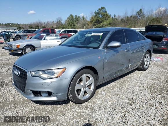 2012 Audi A6 3.0T Premium Plus with VIN WAUGGAFC6CN094472, listed as a Copart auction lot 49060025 with 111,031 mi miles and Salvage Title. Bid and sale history available at carsss.com. Image 1.