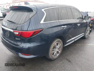 2019 Infiniti QX60 LUXE with VIN 5N1DL0MN1KC512944, listed as a IAAI auction lot 41515162 with 60,090 mi miles. Bid and sale history available at carsss.com. Image 4.