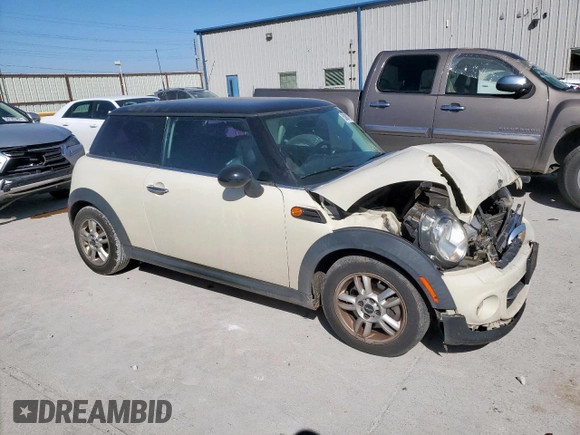 2012 MINI Hardtop with VIN WMWSU3C57CT543724, listed as a Copart auction lot 50081705 with Not Provided miles and Salvage Title. Bid and sale history available at DreamBid. Image 4.