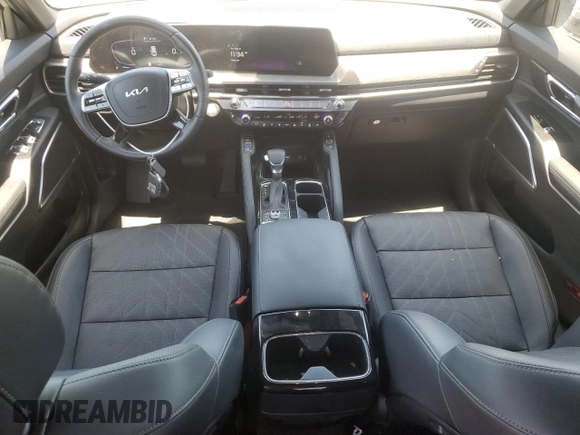 2024 Kia Telluride EX X-Line with VIN 5XYP3DGC1RG540896, listed as a Copart auction lot 57520235 with 12,097 mi miles and Salvage title. Bid and sale history available at DreamBid. Image 8.