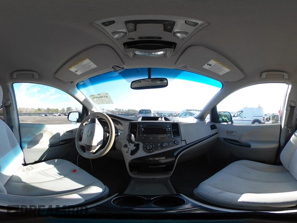 2012 Toyota Sienna LE AAS with VIN 5TDKK3DCXCS227268, listed as a IAAI auction lot 41504555 with 268,609 mi miles. Bid and sale history available at carsss.com. Image 18.