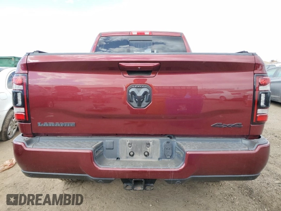2020 Ram 3500 Laramie with VIN 3C63R3EL4LG246922, listed as a Copart auction lot 76959424 with 0 mi miles and Salvage Title. Bid and sale history available at carsss.com. Image 6.