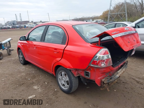 2008 Chevrolet Aveo LS with VIN KL1TD56618B052786, listed as a IAAI auction lot 40890445 with 164,714 mi miles and . Bid and sale history available at DreamBid. Image 3.