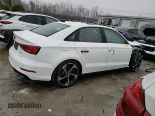 2020 Audi A3 Sedan S line Premium with VIN WAUBEGFF0LA006973, listed as a Copart auction lot 80601903 with 49,607 mi miles. Bid and sale history available at carsss.com. Image 3.