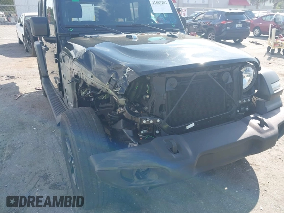 2023 Jeep Wrangler Willys with VIN 1C4HJXDN1PW634763, listed as a IAAI auction lot 41689202 with 23,369 mi miles and . Bid and sale history available at DreamBid. Image 6.