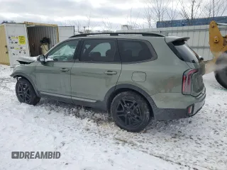 2023 Kia Telluride SX with VIN 5XYP5DGC1PG340902, listed as a Copart auction lot 87705835 with 25,797 mi miles and Salvage title. Bid and sale history available at DreamBid. Image 2.