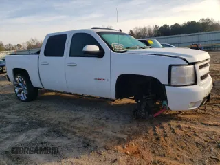 2007 Chevrolet Silverado 1500 LTZ with VIN 3GCEK13Y57G512768, listed as a Copart auction lot 81051054 with 183,069 mi miles and Salvage Title. Bid and sale history available at carsss.com. Image 4.