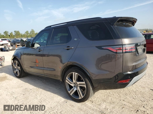 2024 Land Rover Discovery Metropolitan Edition with VIN SALRW4EU5R2490941, listed as a Copart auction lot 65599454 with 7,444 mi miles and Salvage Title. Bid and sale history available at carsss.com. Image 2.
