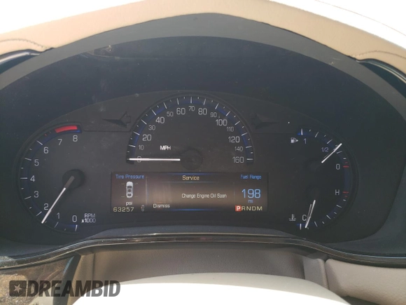 2015 Cadillac CTS Luxury RWD with VIN 1G6AR5SXXF0112477, listed as a Copart auction lot 74212684 with 63,257 mi miles and Salvage Title. Bid and sale history available at DreamBid. Image 9.