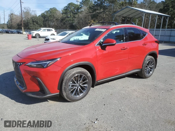 2025 Lexus NX with VIN 2T2GDCAZ0SC020433, listed as a Copart auction lot 47926815 with 3,220 mi miles and Salvage Title. Bid and sale history available at carsss.com. Image 1.