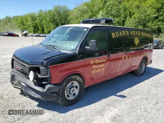 2012 GMC Savana z VIN 1GTZ7UCG9C1149024, wystawiony jako Copart lot #56921295 z przebiegiem 214 985 mil mil oraz Szkoda całkowita • Salvage title. Historia ofert i sprzedaży dostępna na DreamBid. Obrazek 1.