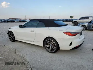 2021 BMW 4 Series 430i with VIN WBA23AT02MCG80425, listed as a Copart auction lot 59020905 with 32,198 mi miles and Salvage title. Bid and sale history available at DreamBid. Image 2.