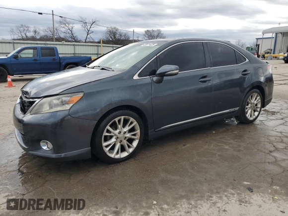 2010 Lexus HS 250h with VIN JTHBB1BA2A2000939, listed as a Copart auction lot 43971425 with 241,565 mi miles and Salvage Title. Bid and sale history available at DreamBid. Image 1.