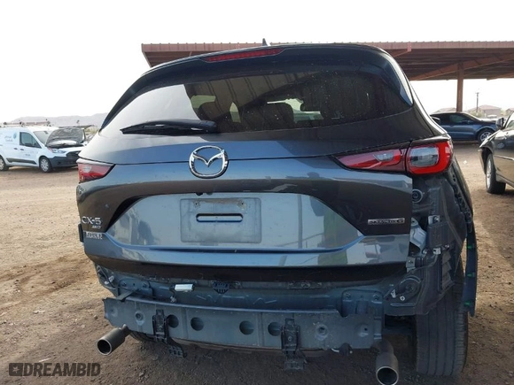 2022 Mazda CX-5 2.5 S Premium Package with VIN JM3KFBDM8N0555485, listed as a IAAI auction lot 41706120 with NaN miles. Bid and sale history available at carsss.com. Image 17.