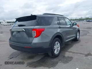 2024 Ford Explorer XLT with VIN 1FMSK7DH2RGA66805, listed as a IAAI auction lot 41965748 with 16,968 mi miles and . Bid and sale history available at DreamBid. Image 4.