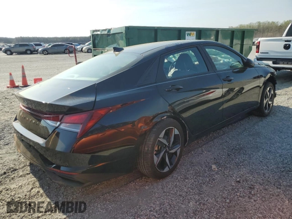 2023 Hyundai Elantra SEL z VIN KMHLS4AG0PU591696, wystawiony jako Copart lot #50603485 z przebiegiem 10 748 mil mil oraz Szkoda całkowita • Salvage title. Historia ofert i sprzedaży dostępna na DreamBid. Obrazek 3.
