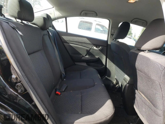2015 Honda Civic Sedan LX with VIN 19XFB2F53FE277437, listed as a Copart auction lot 51210605 with 98,548 mi miles and Salvage Title. Bid and sale history available at carsss.com. Image 10.