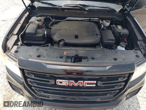 2021 GMC Canyon 2WD Elevation Standard z VIN 1GTG5BEN1M1101533, wystawiony jako Copart lot #59176065 z przebiegiem 46 082 mil mil oraz Szkoda całkowita • Salvage title. Historia ofert i sprzedaży dostępna na DreamBid. Obrazek 11.