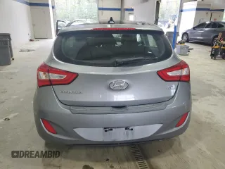 2016 Hyundai Elantra GT with VIN KMHD35LH8GU258367, listed as a Copart auction lot 52259725 with 0 mi miles and Salvage Title. Bid and sale history available at carsss.com. Image 6.