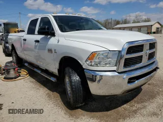 2012 Ram 2500 ST with VIN 3C6UD5HL9CG291025, listed as a Copart auction lot 52954905 with 114,634 mi miles and Salvage Title. Bid and sale history available at carsss.com. Image 4.