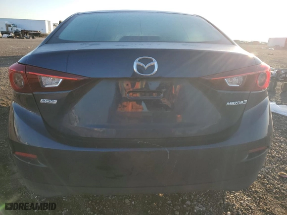 2016 Mazda Mazda3 i Sport with VIN 3MZBM1U76GM278643, listed as a Copart auction lot 48561935 with 91,242 mi miles and Salvage Title. Bid and sale history available at carsss.com. Image 6.