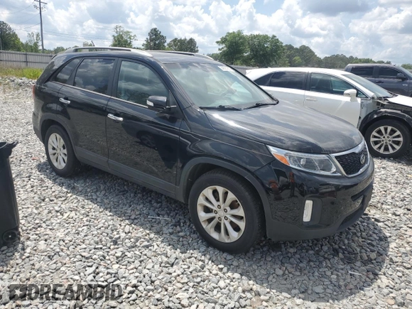 2015 Kia Sorento EX with VIN 5XYKU4A71FG619306, listed as a Copart auction lot 54825955 with 119,474 mi miles and Clean Title. Bid and sale history available at carsss.com. Image 4.