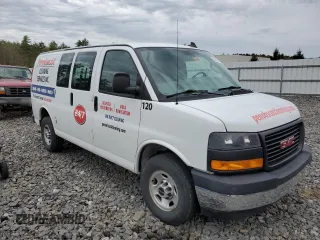 2019 GMC Savana Cargo Van with VIN 1GTW7AFPXK1319936, listed as a Copart auction lot 53840914 with 54,065 mi miles and Salvage Title. Bid and sale history available at carsss.com. Image 4.