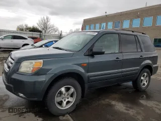 2006 Honda Pilot EX-L with VIN 2HKYF18596H504694, listed as a Copart auction lot 51646995 with 205,258 mi miles and Salvage Title. Bid and sale history available at DreamBid. Image 1.