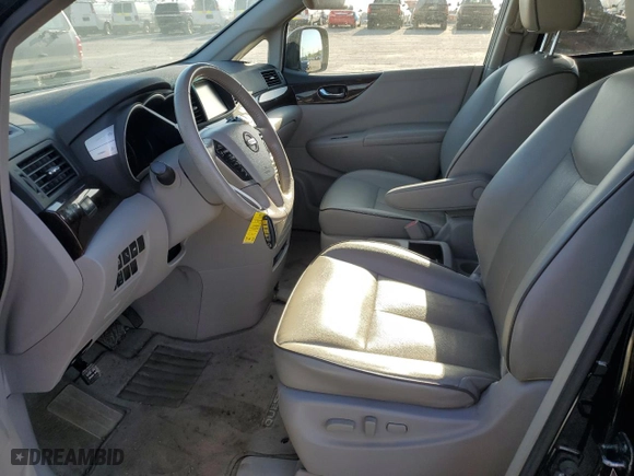 2015 Nissan Quest S with VIN JN8AE2KPXF9134468, listed as a Copart auction lot 50813374 with 108,017 mi miles. Bid and sale history available at carsss.com. Image 7.