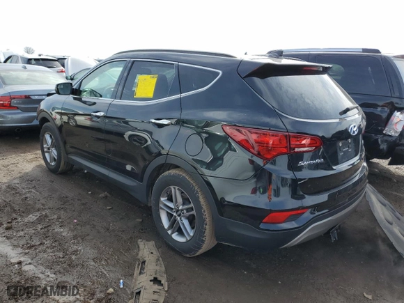 2017 Hyundai Santa Fe Sport 2.4L with VIN 5NMZU3LB9HH040535, listed as a Copart auction lot 46088265 with 106,659 mi miles and Salvage Title. Bid and sale history available at carsss.com. Image 2.