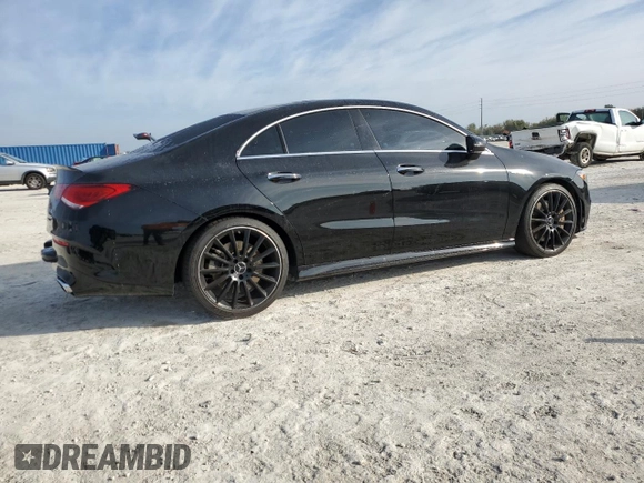 2022 Mercedes-Benz CLA 35 AMG with VIN W1K5J5BB2NN272578, listed as a Copart auction lot 42485465 with 28,671 mi miles and Salvage Title. Bid and sale history available at DreamBid. Image 3.