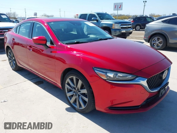 2020 Mazda 6 Grand Touring with VIN JM1GL1TY7L1511054, listed as a IAAI auction lot 41734848 with 70,573 mi miles and . Bid and sale history available at carsss.com. Image 1.