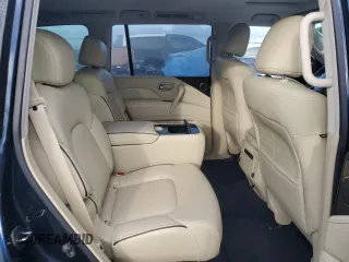 2021 Infiniti QX80 LUXE with VIN JN8AZ2AF1M9716985, listed as a Copart auction lot 74949784 with 0 mi miles and Salvage Title. Bid and sale history available at carsss.com. Image 11.