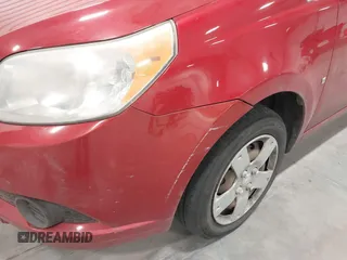 2009 Chevrolet Aveo 1LT with VIN KL1TD66E89B610602, listed as a IAAI auction lot 41829837 with 121,664 mi miles and . Bid and sale history available at DreamBid. Image 6.