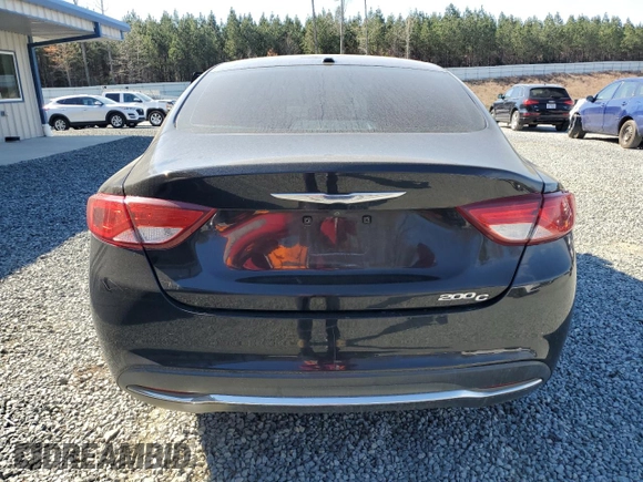 2015 Chrysler 200 C with VIN 1C3CCCCB3FN710772, listed as a Copart auction lot 49679005 with 209,051 mi miles and Salvage Title. Bid and sale history available at carsss.com. Image 6.