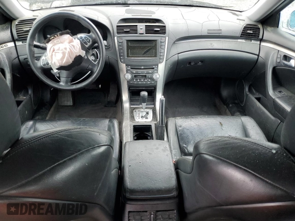 2005 Acura TL with VIN 19UUA66235A034737, listed as a Copart auction lot 51227955 with 188,001 mi miles and Salvage Title. Bid and sale history available at carsss.com. Image 8.