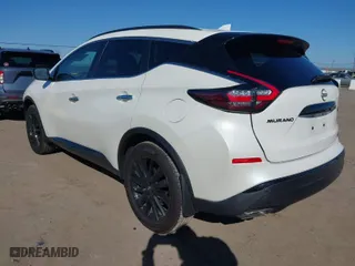 2023 Nissan Murano SV with VIN 5N1AZ2BJ6PC141235, listed as a IAAI auction lot 41651705 with 12,108 mi miles. Bid and sale history available at carsss.com. Image 3.