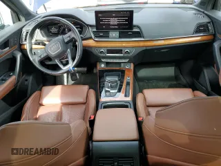 2022 Audi Q5 S line Prestige z VIN WA1FAAFY7N2010315, wystawiony jako Copart lot #45582475 z przebiegiem 45 149 mil mil oraz Szkoda całkowita • Salvage title. Historia ofert i sprzedaży dostępna na DreamBid. Obrazek 8.