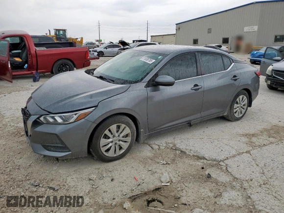 2020 Nissan Sentra S with VIN 3N1AB8BV4LY234757, listed as a Copart auction lot 51538765 with 53,342 mi miles and Salvage Title. Bid and sale history available at DreamBid. Image 1.