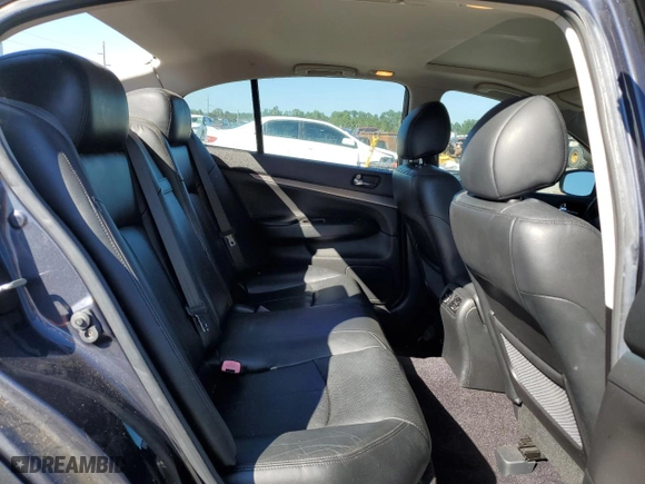 2011 Infiniti G25 Sedan Journey with VIN JN1DV6AP1BM830101, listed as a Copart auction lot 75717014 with 136,098 mi miles and Salvage Title. Bid and sale history available at carsss.com. Image 10.