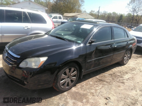 2007 Toyota Avalon XL with VIN 4T1BK36B37U240087, listed as a IAAI auction lot 41936653 with 123,085 mi miles. Bid and sale history available at carsss.com. Image 2.