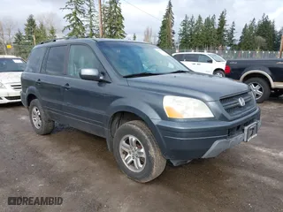 2003 Honda Pilot EX with VIN 2HKYF18693H553611, listed as a IAAI auction lot 41729371 with 168,376 mi miles. Bid and sale history available at carsss.com. Image 1.