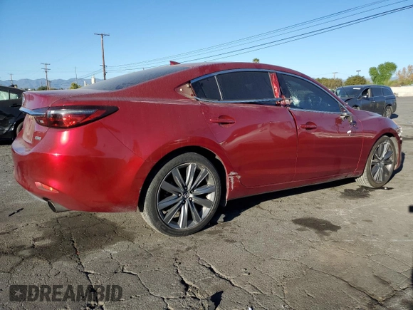 2018 Mazda 6 Grand Touring with VIN JM1GL1TY7J1322711, listed as a Copart auction lot 87331224 with 78,689 mi miles and Salvage Title. Bid and sale history available at DreamBid. Image 3.